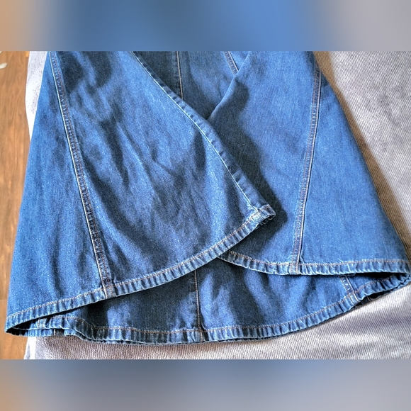 Womens Sz 6 Jeanology Vintage Western Denim Dress ZERO FLAWS 100% Cotton - Picture 13 of 16
